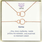 Strieborný set Karma