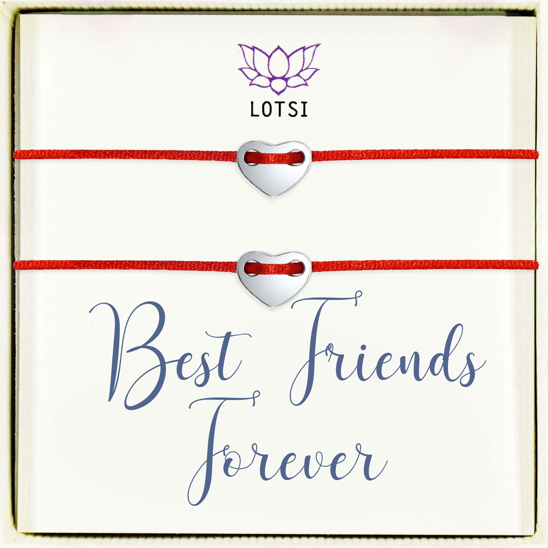 Strieborné náramky Best friends forever