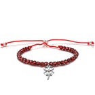 granatovy-naramok-so-striebornym-stvorlistkom