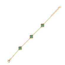 Strieborný náramok s polodrahokamom