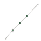 Strieborný náramok s polodrahokamom