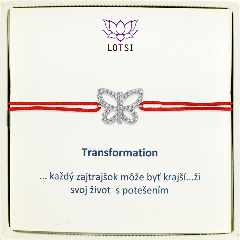 Strieborný náramok Transformation