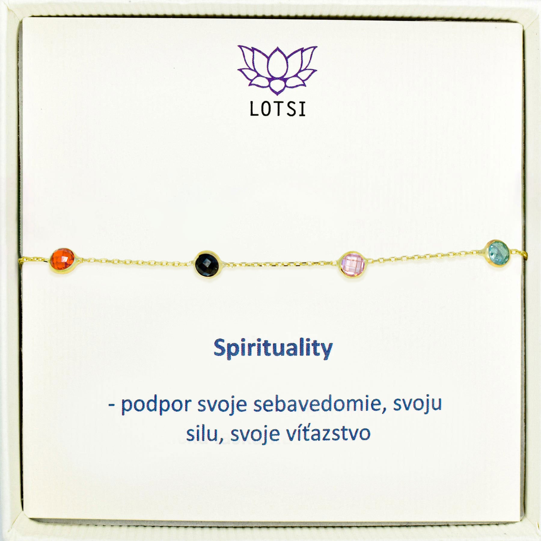 Zlatý náramok Spirituality