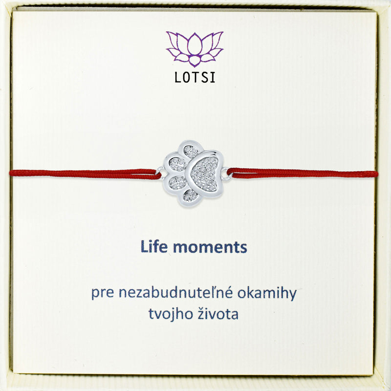 Strieborný náramok Life moments