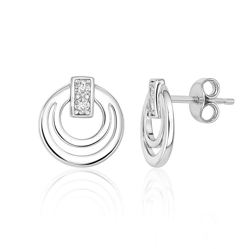 Strieborné náušnice