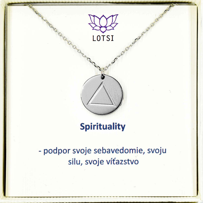 Strieborná retiazka Spirituality OHEŇ