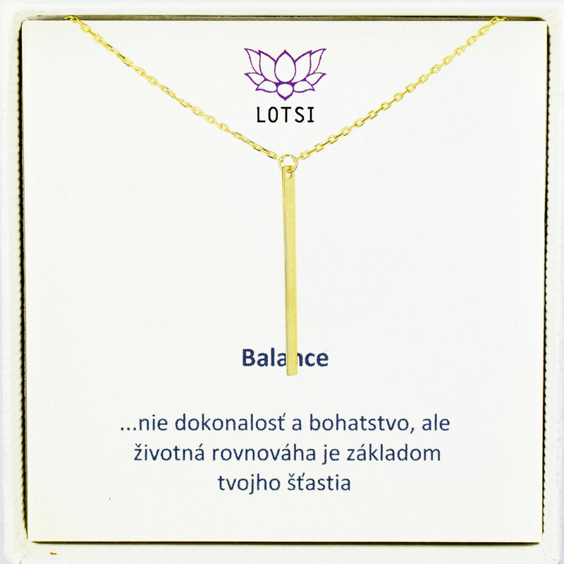 Zlatá retiazka Balance