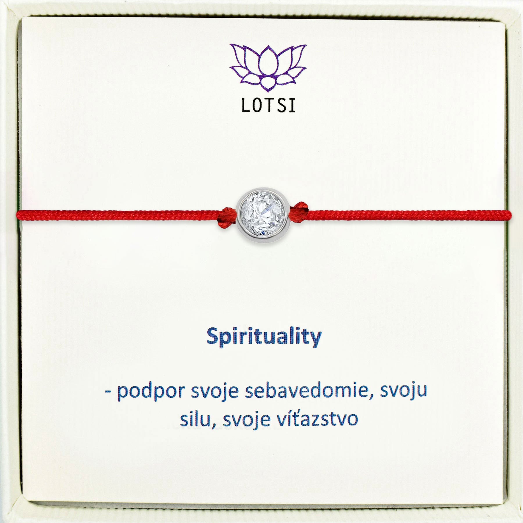 Strieborný náramok Spirituality