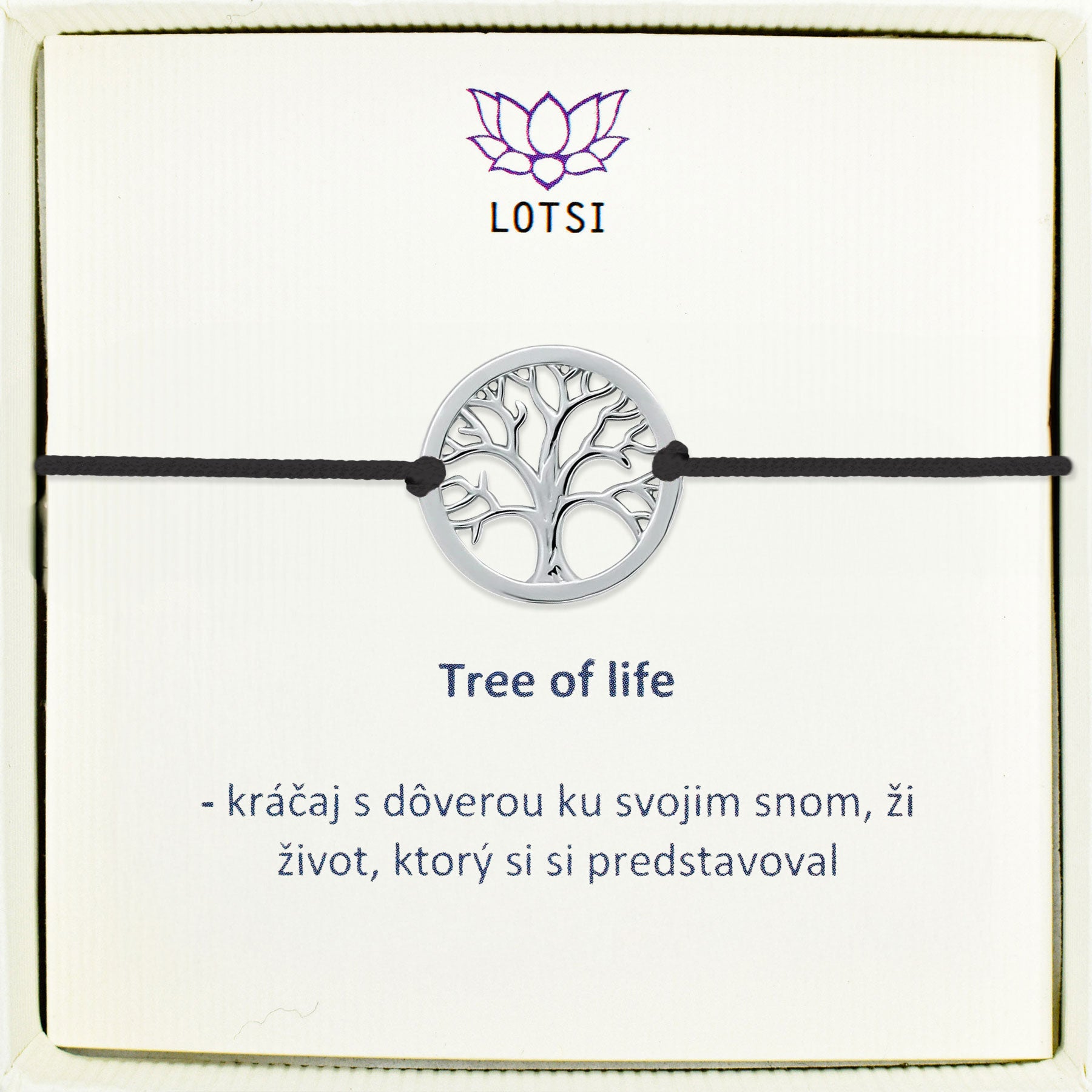 Strieborný náramok Tree of life