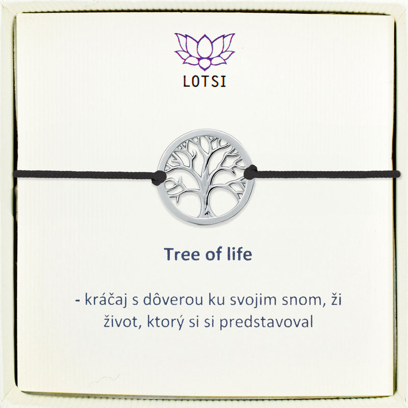 Strieborný náramok Tree of life