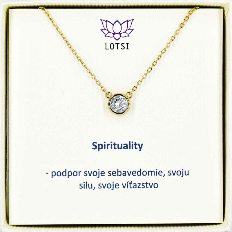 Strieborná retiazka Spirituality
