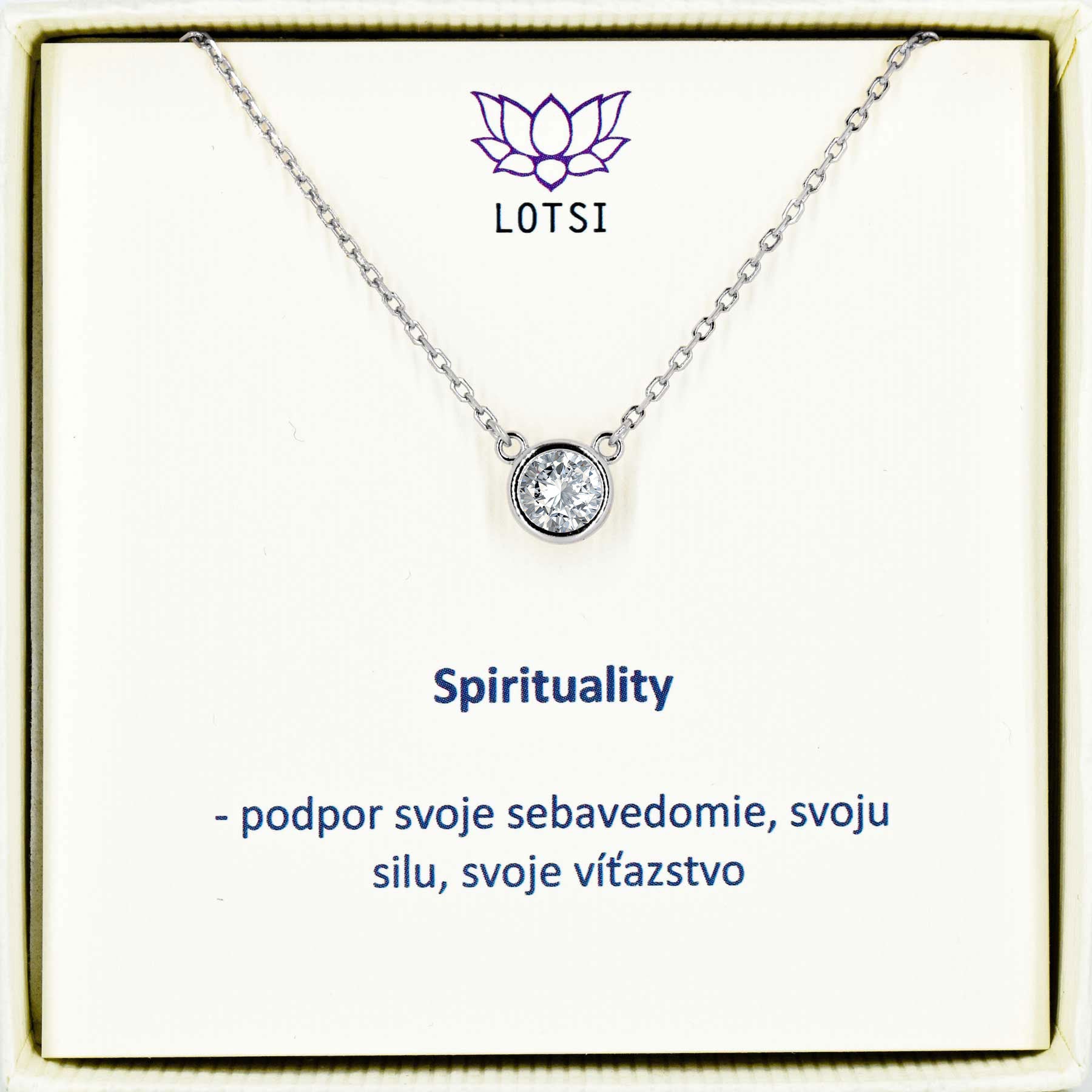 Strieborná retiazka Spirituality