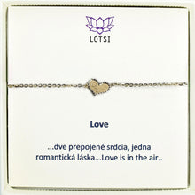 Zlatý náramok Love