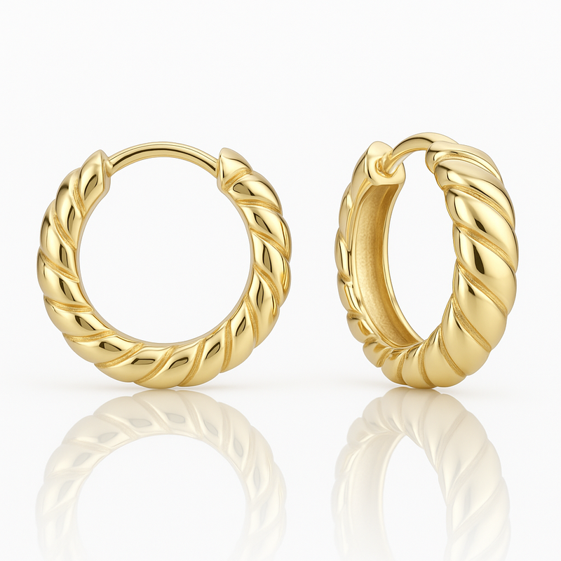 Strieborné náušnice krúžky