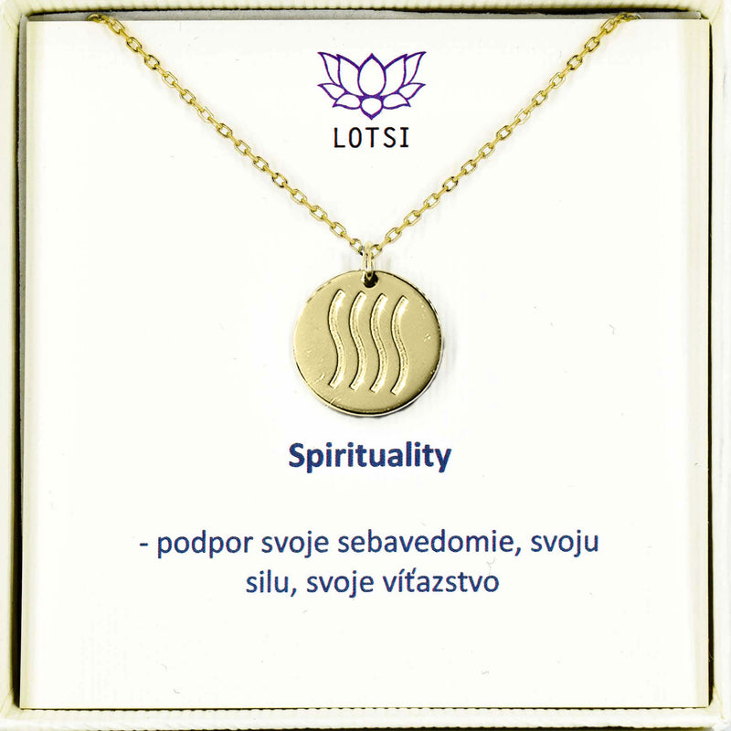 Strieborná retiazka Spirituality OHEŇ