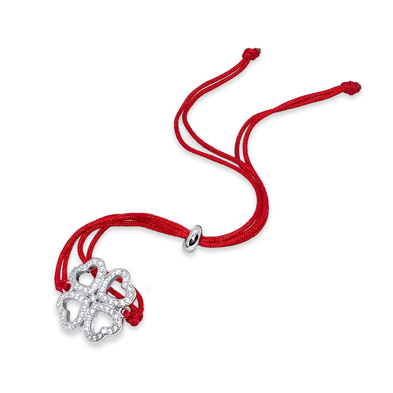 Strieborný náramok Good luck