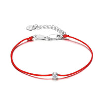 Strieborný náramok s diamantom