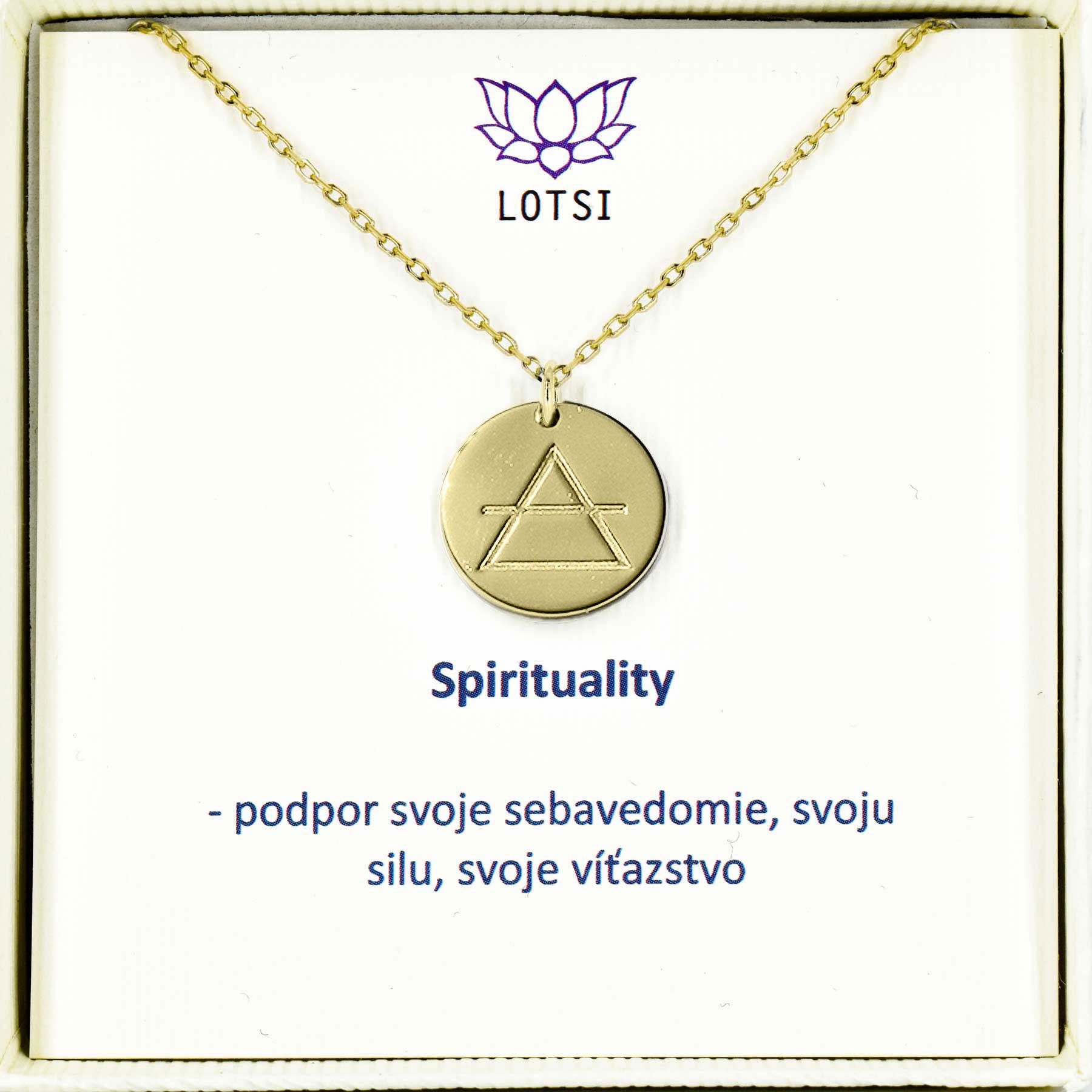 Strieborná retiazka Spirituality VZDUCH