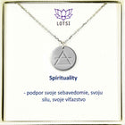 Strieborná retiazka Spirituality VZDUCH