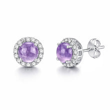 strieborne-nausnice-s-polodrahokamom-ametyst