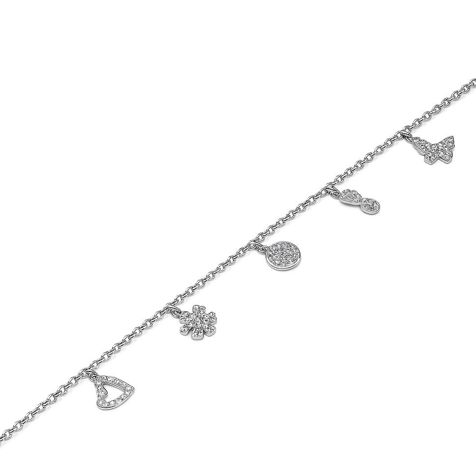 Strieborný náramok Life moments