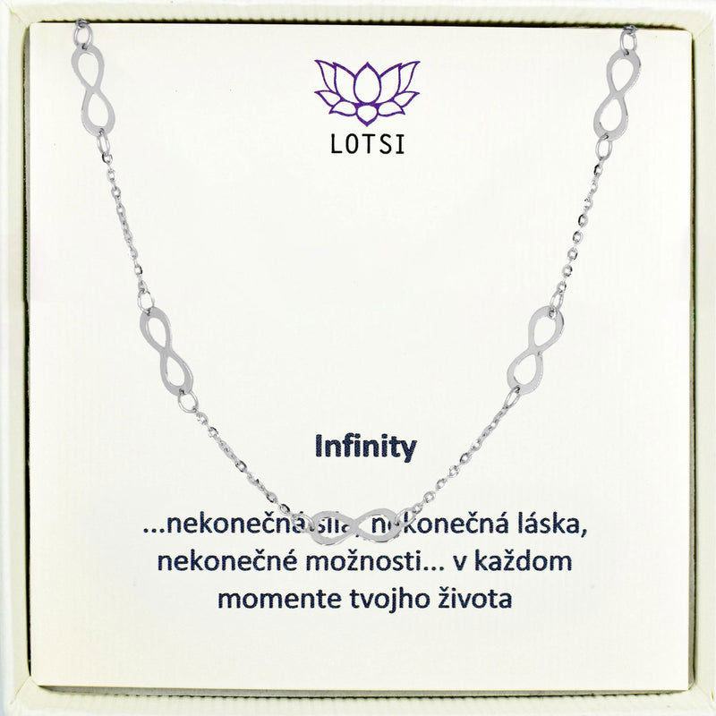 Zlatá retiazka Infinity