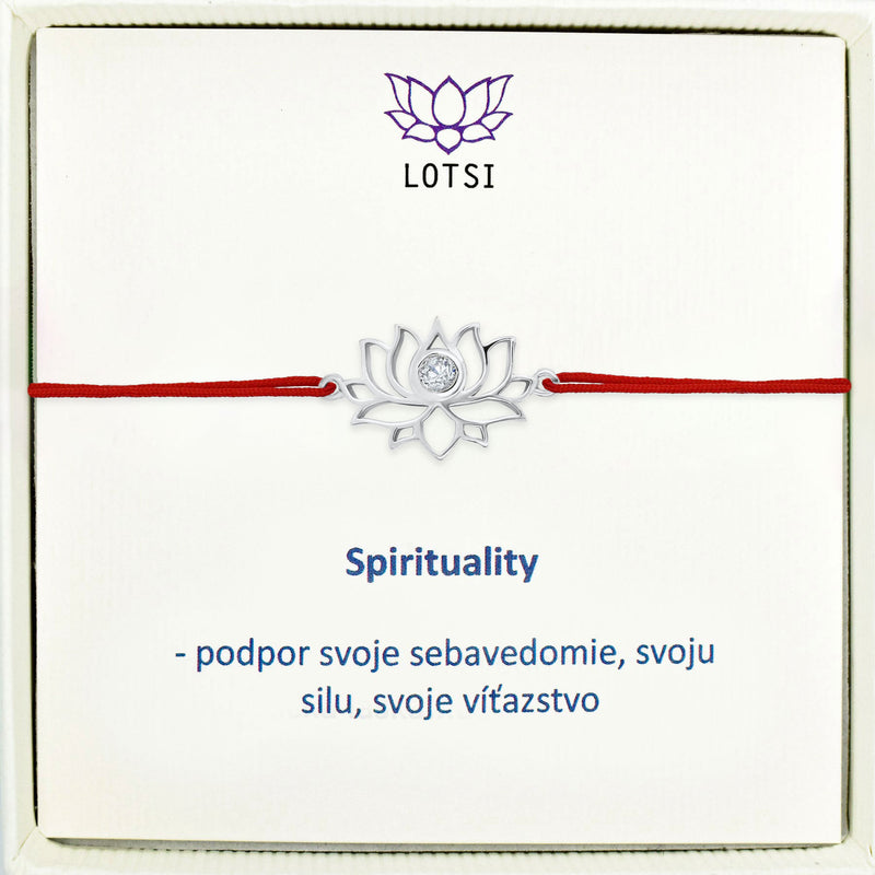 Strieborný náramok Spirituality