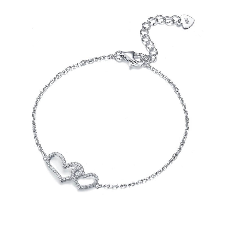 Strieborný náramok Love