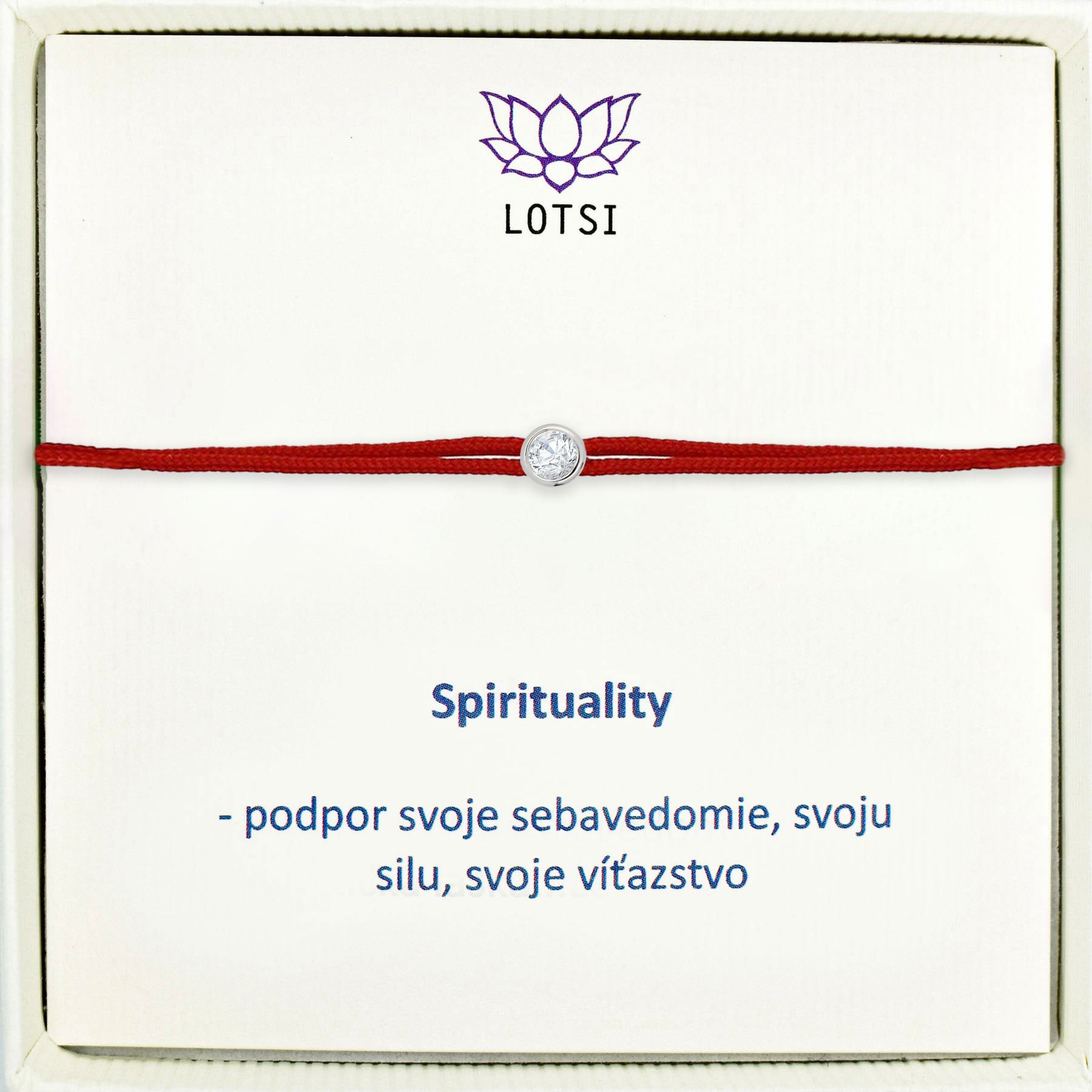 Strieborný náramok Spirituality Diamond