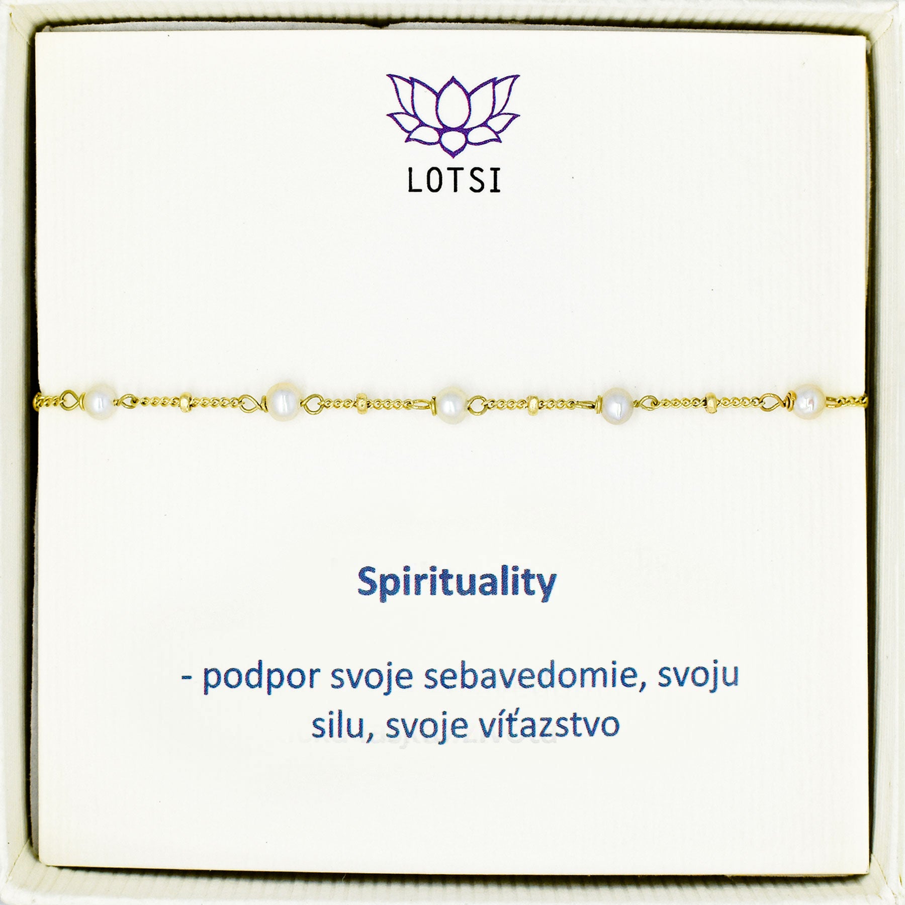 Zlatý náramok Spirituality