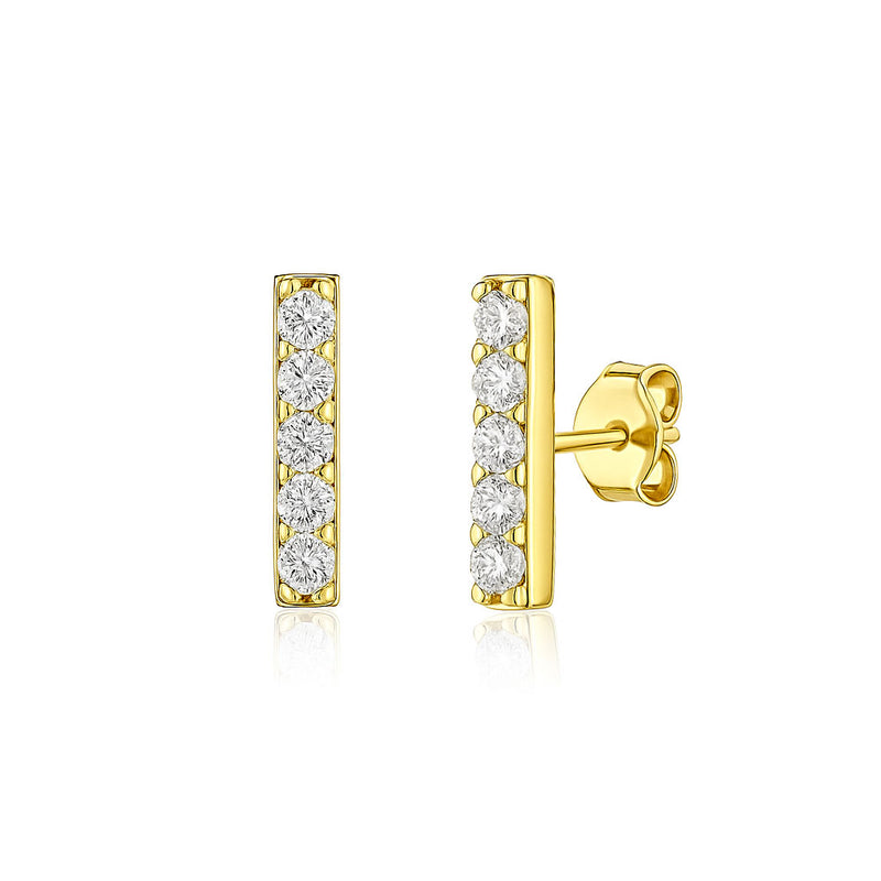 Strieborné náušnice