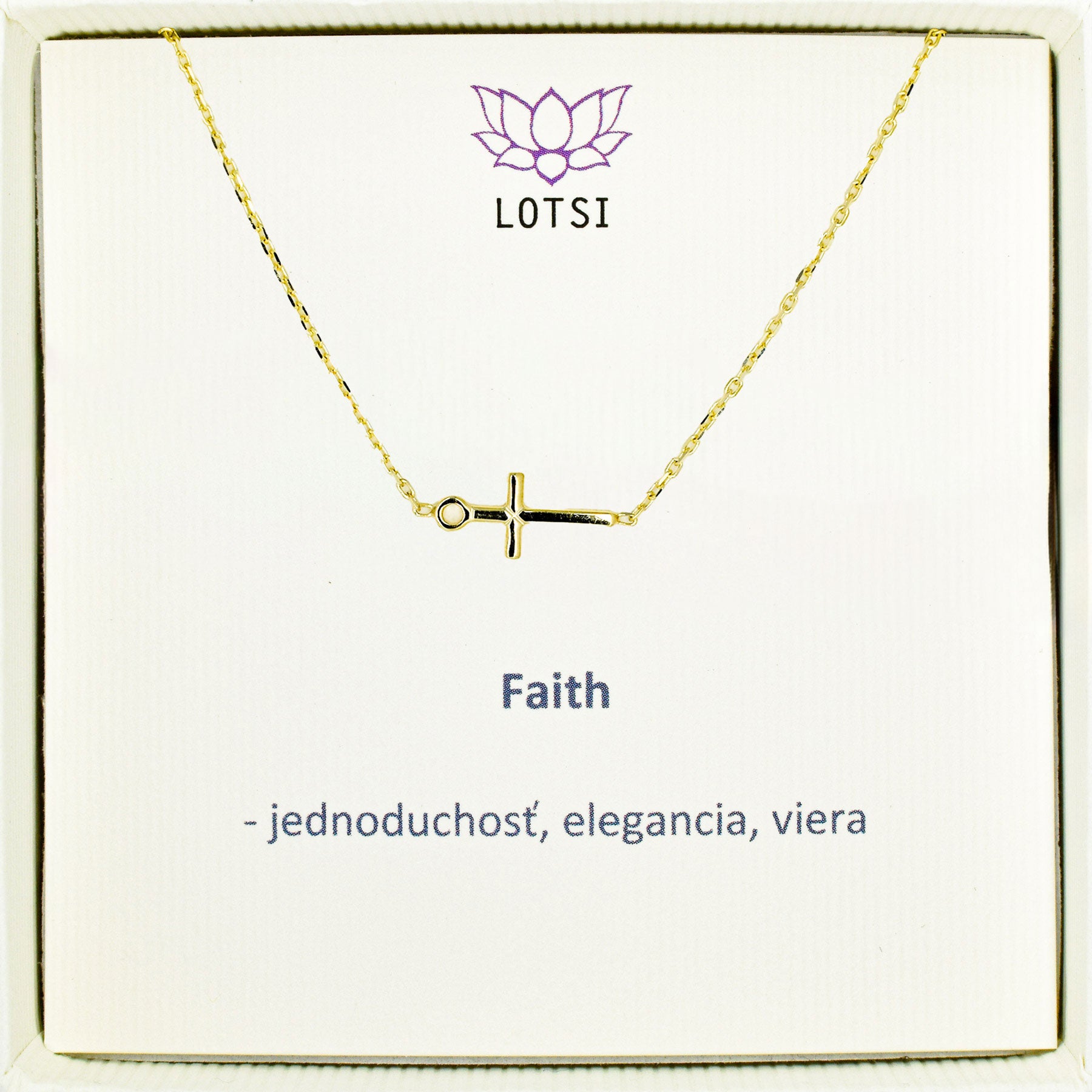 Zlatá retiazka Faith