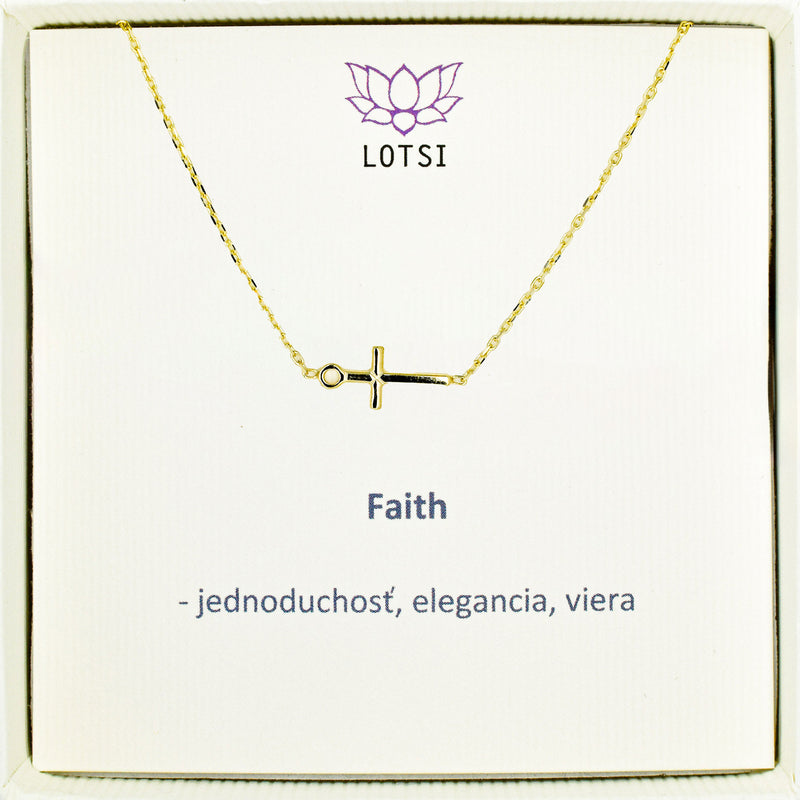 Zlatá retiazka Faith