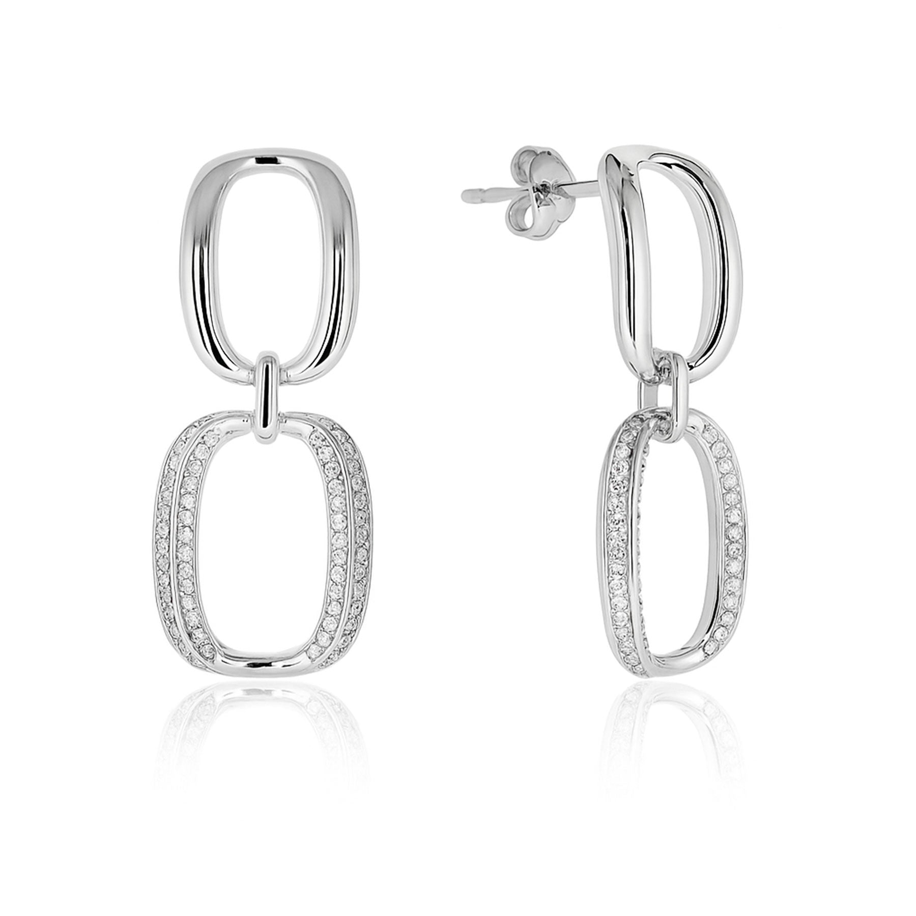 Strieborné náušnice