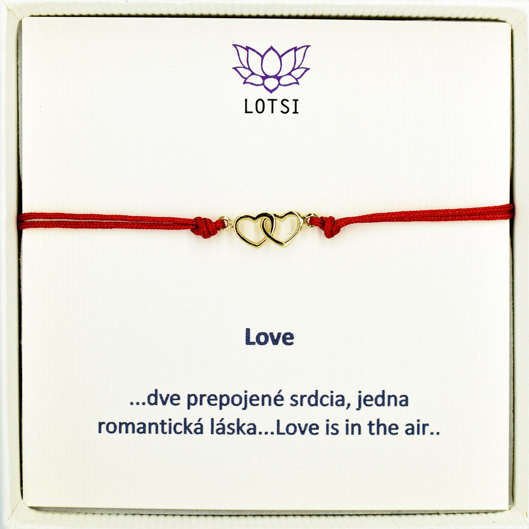 Zlatý náramok Love