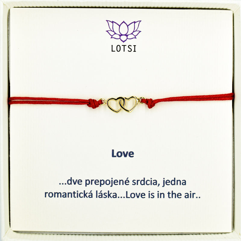 Zlatý náramok Love