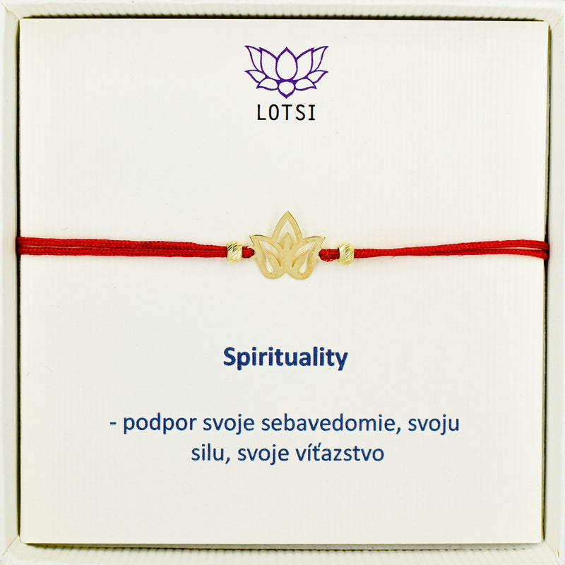 Zlatý náramok Spirituality