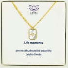 Strieborná retiazka Life moments