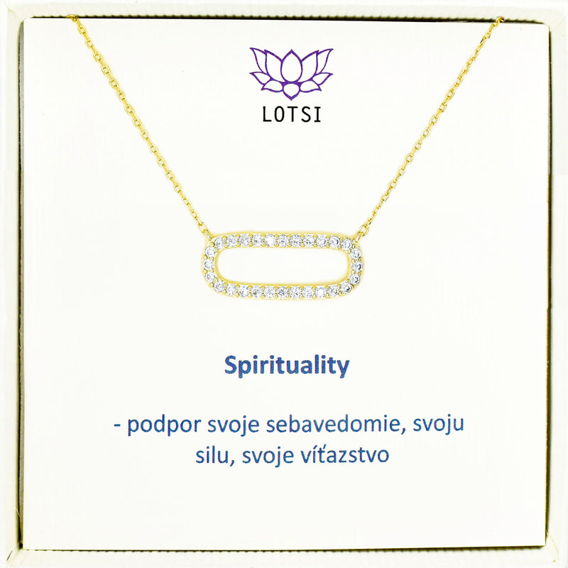 Strieborná retiazka Spirituality