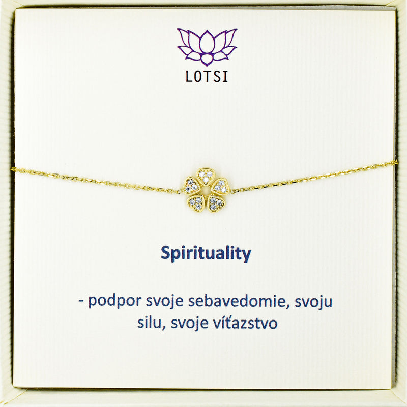 Zlatý náramok Spirituality