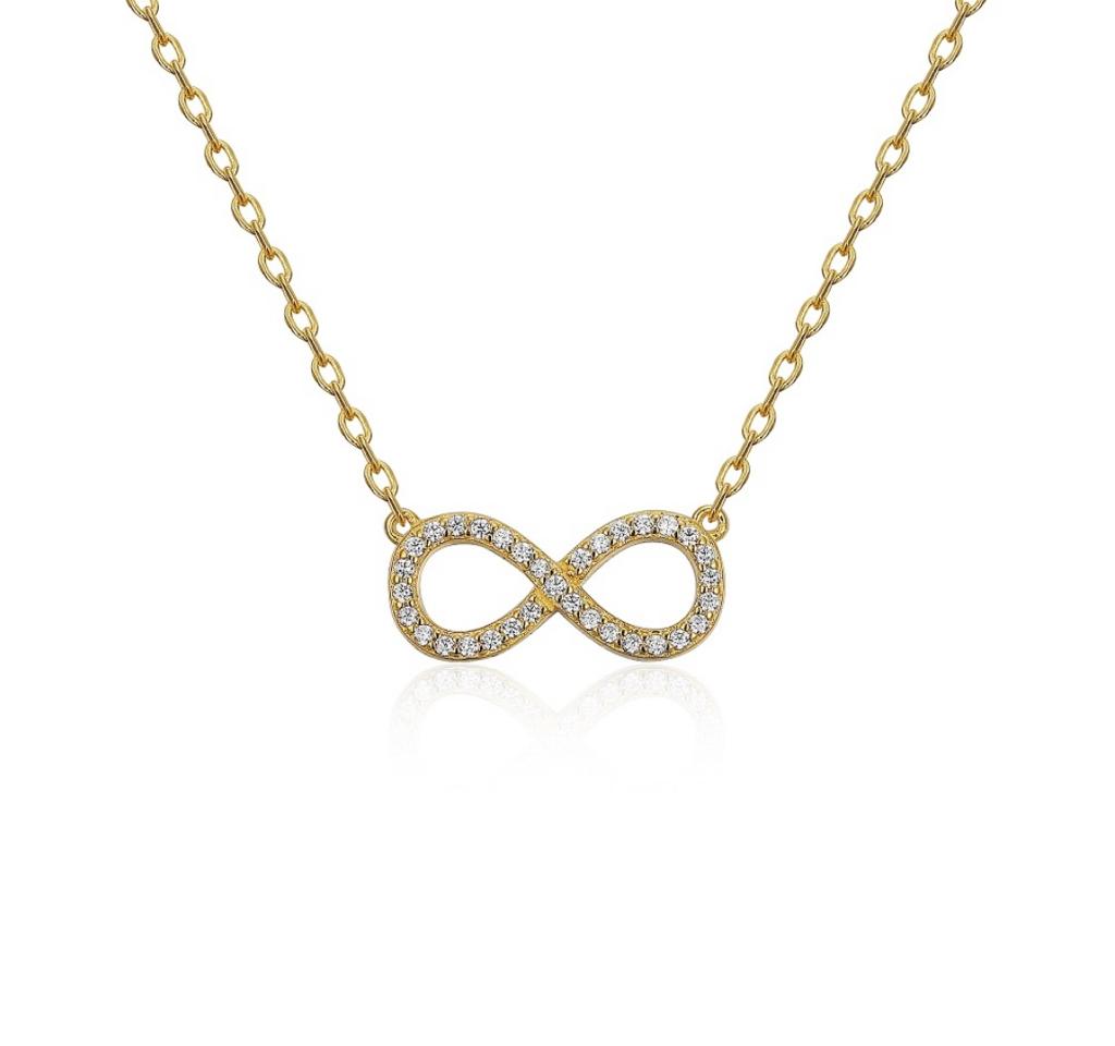 Strieborná retiazka Infinity