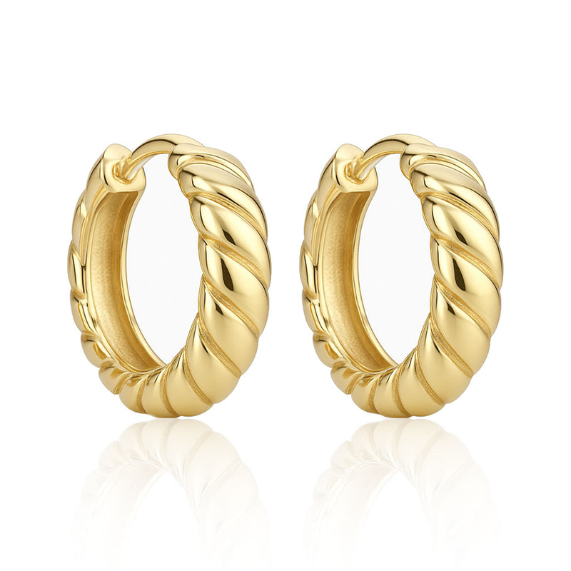 Strieborné náušnice krúžky