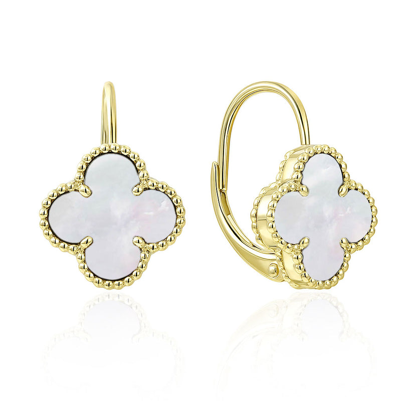 Strieborné náušnice s polodrahokamom