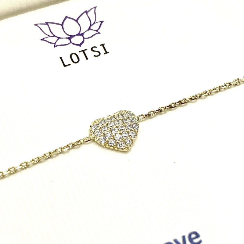 Zlatý náramok Love gold