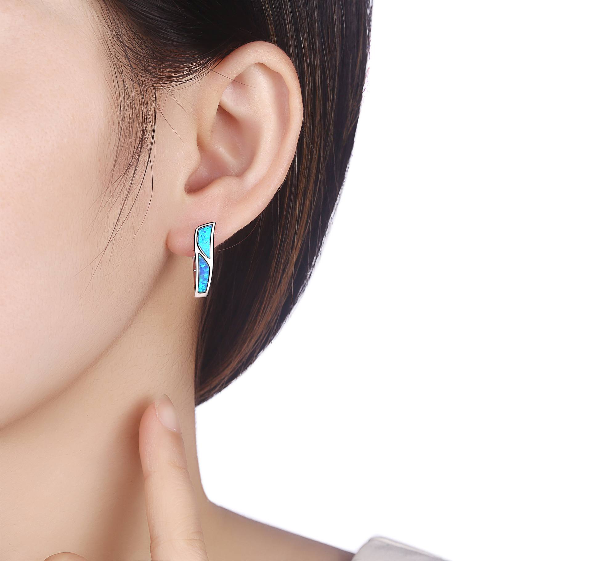 Strieborné náušnice