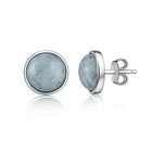 Strieborné náušnice s polodrahokamom
