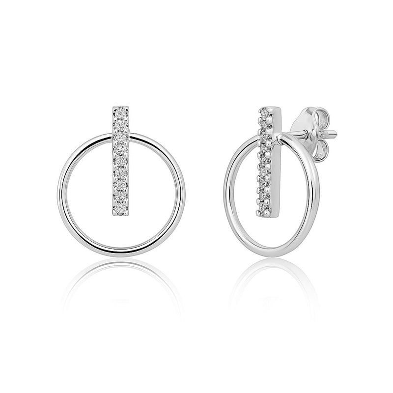 Strieborné náušnice