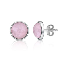 Strieborné náušnice s polodrahokamom