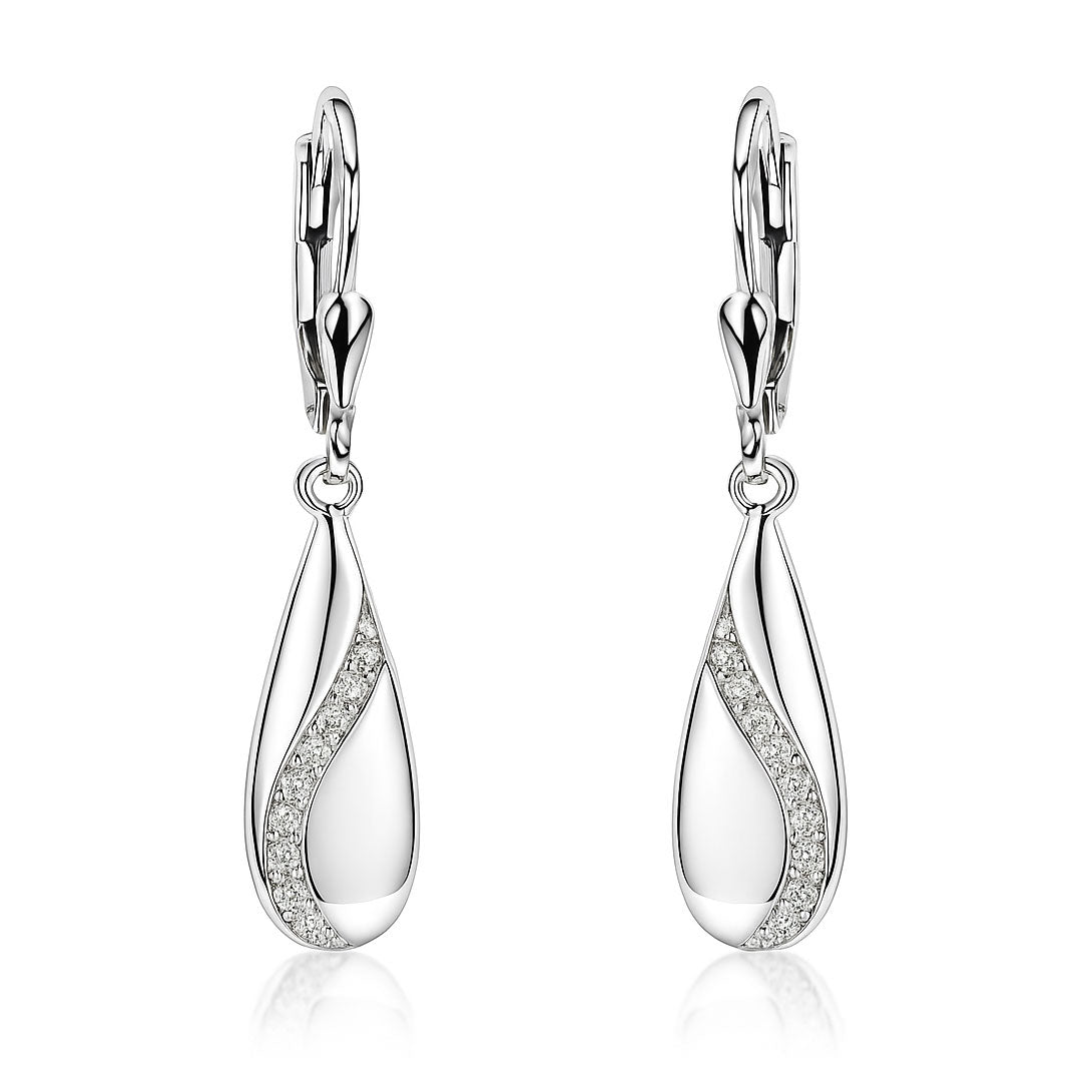 Strieborné náušnice