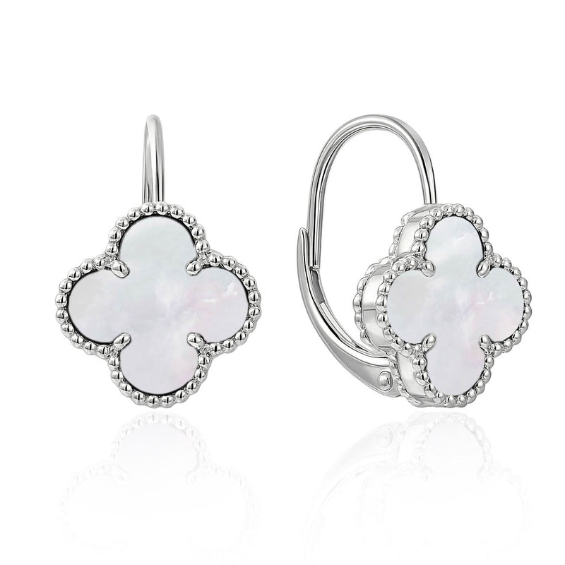 Strieborné náušnice s polodrahokamom